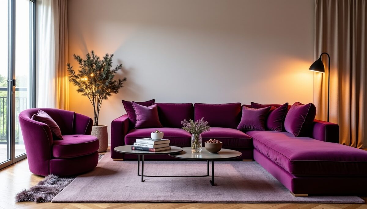 Couleur prune : astuces et inspirations pour l'intégrer avec style à votre intérieur