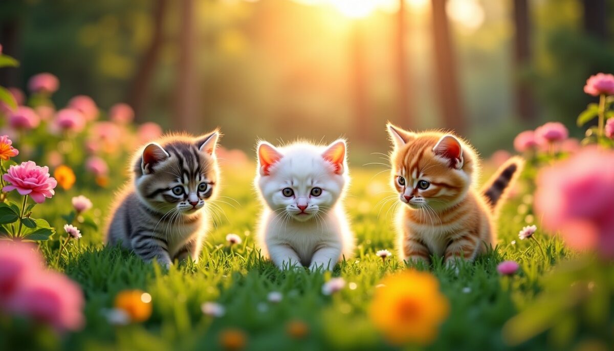 Les émouvants murmures des trois petits chats dans une aventure bouleversante