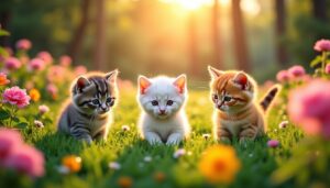 Les émouvants murmures des trois petits chats dans une aventure bouleversante