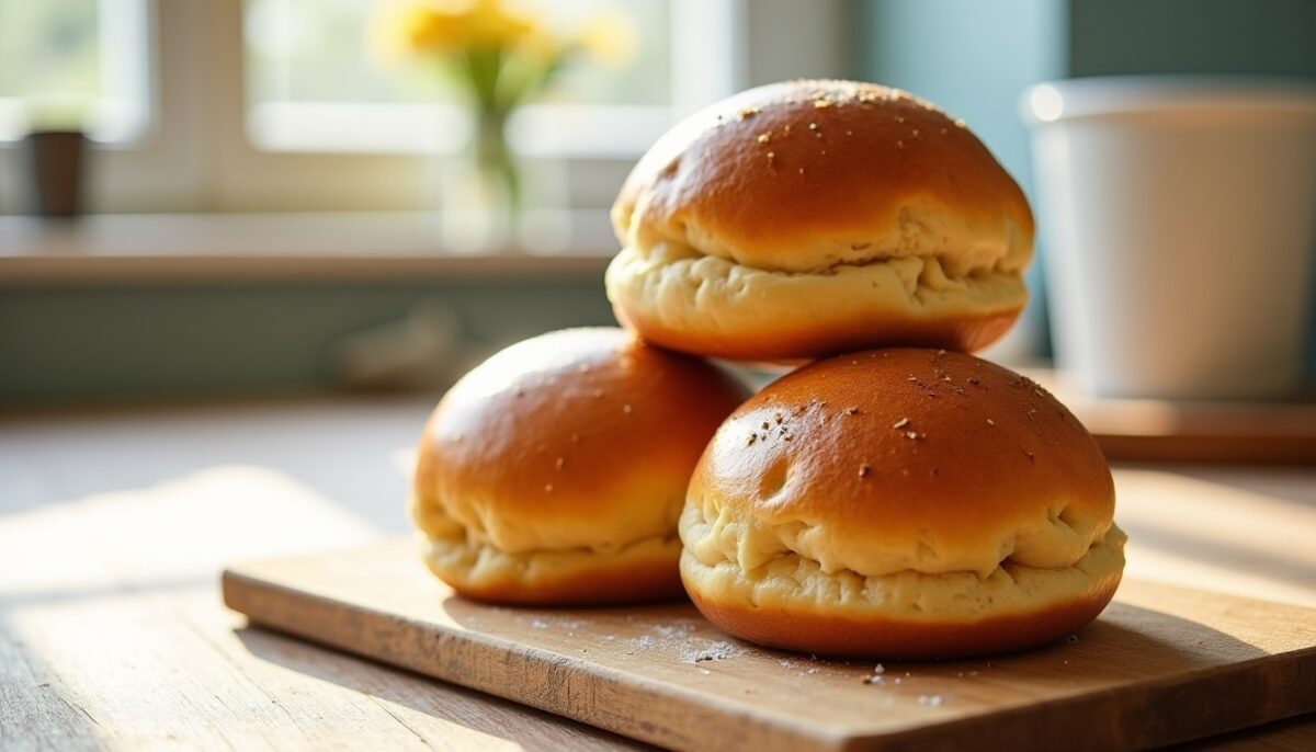Buns briochés maison : la recette ultime pour des pains burger moelleux et gourmands