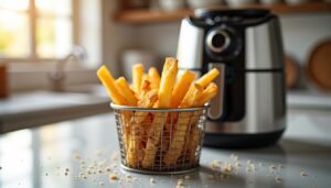Temps de cuisson idéal pour des frites croustillantes à l'airfryer : nos astuces