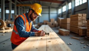 Comment dimensionner une poutre en lamellé-collé pour une portée de 7 mètres ?