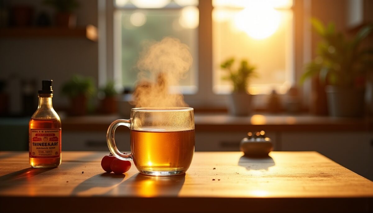 Le duo efficace du soir : vinaigre de cidre et eau chaude pour booster votre perte de poids naturellement